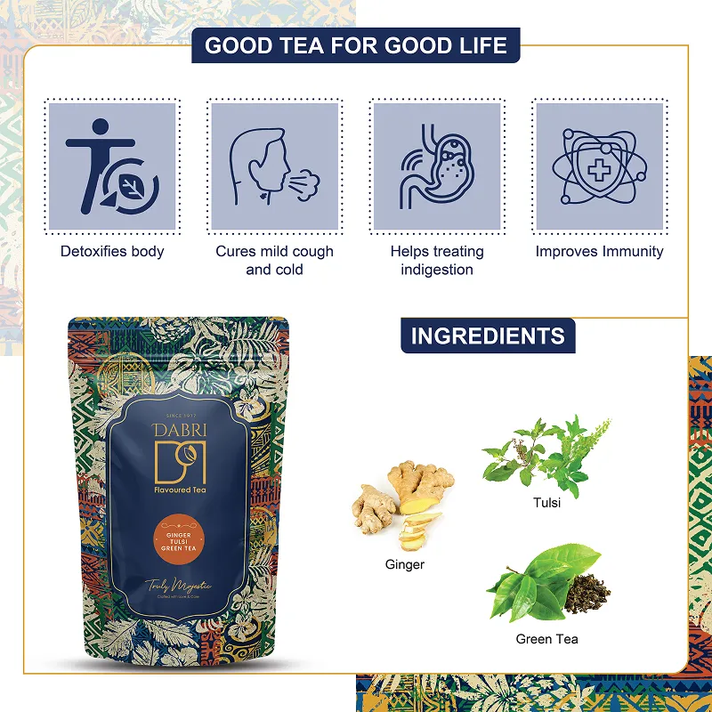 Ginger Tulsi Tea
