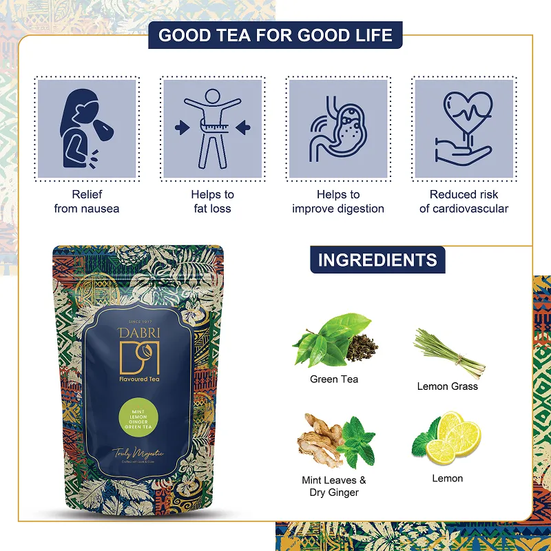 Mint Lemon Ginger Tea